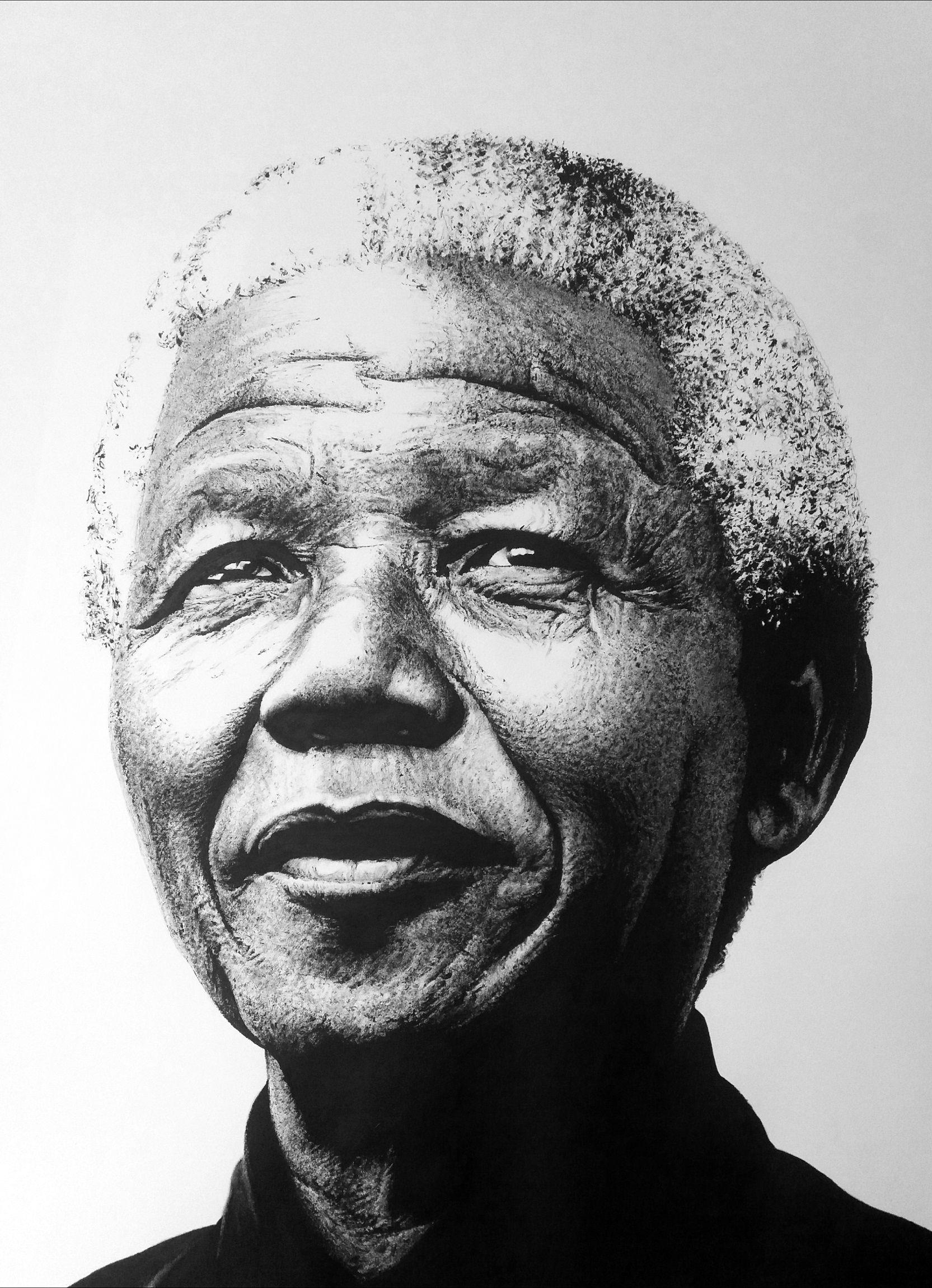 Portrait de Nelson Mandela